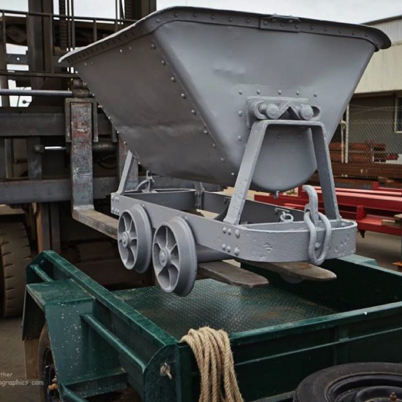Coal skip being loaded