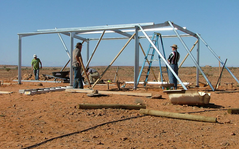 Construction of the information bay