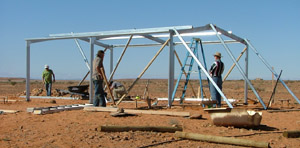 Beginning of info booth