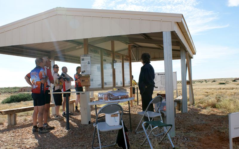 The completed information bay