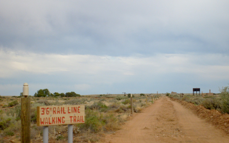 The new railway walking trail