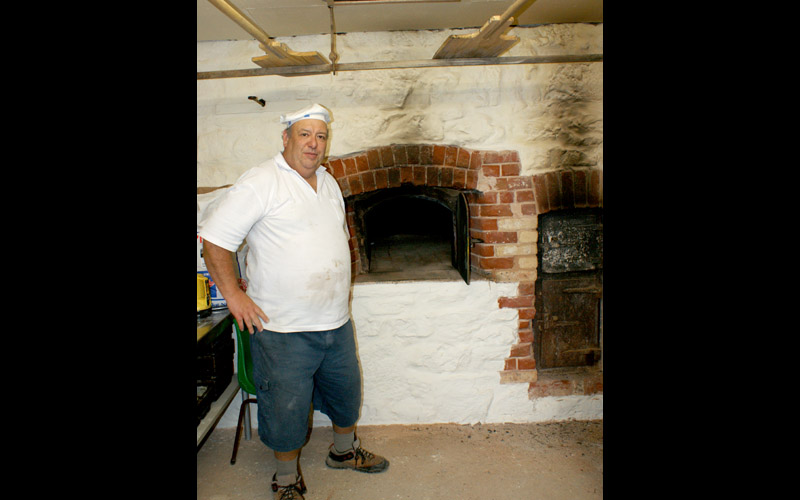 Martin MacLennan proudly surveys his new(?) bakery