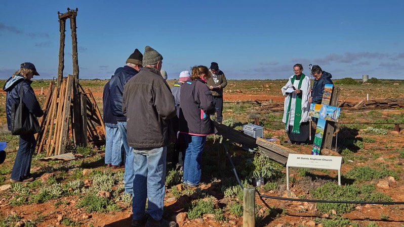 Blessing of the church site