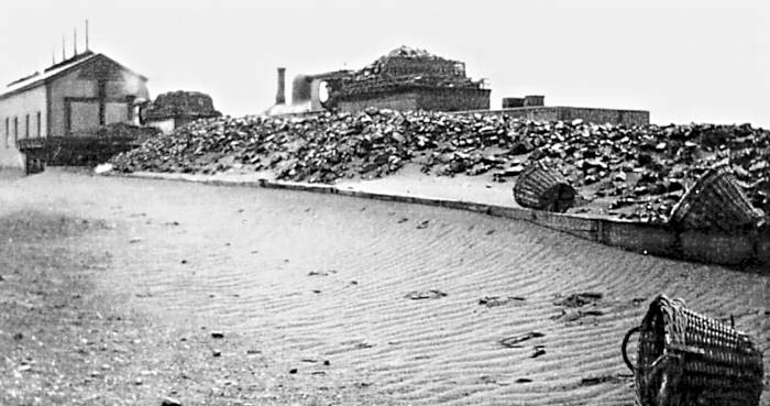 Note baskets lying here were used to load coal into the loco tender
