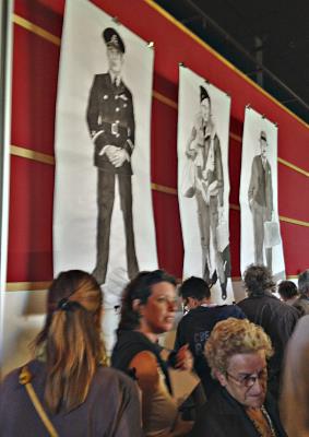 Drawings of the honoured airmen
